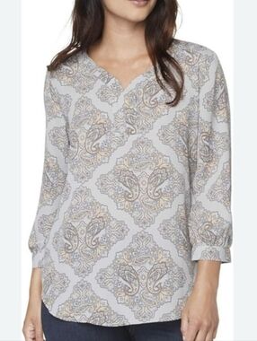 Van Heusen Paisley Top Size S/P